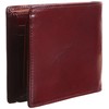 Olyce Men's Bi-fold Wallet with Olyce Leather, red (burgundy)