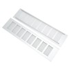 2 Pcs Air Vent Ventilation Grille Aluminium Alloy Rectangular Vent