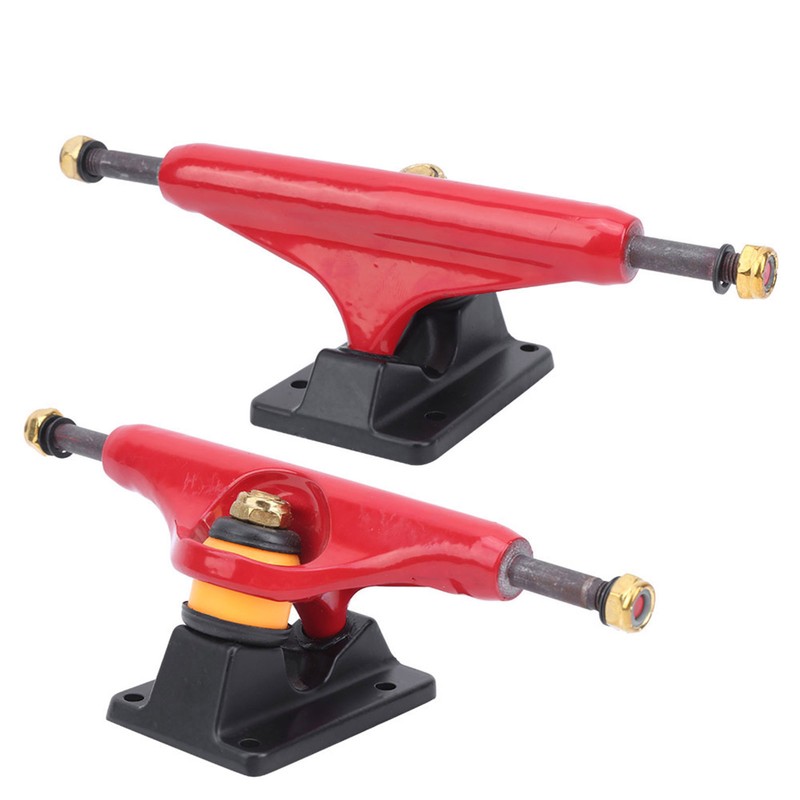2PCS/Set Professional Maple Skateboard Bracket Longboard Stand Outdoor Sports AccessoryRed