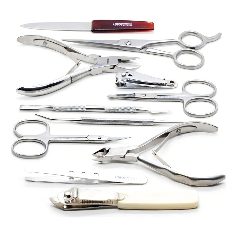 Kit Profesional Manicure y Pedicure Lobo – Estuche Completo de