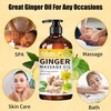 3 Pack Ginger Massage Oil with Arnica Oil,Vitamin E Oil