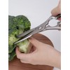 SimCoker Kitchen Scissors Forged Stainless Steel, Dishwasher Safe, Household Scissors,