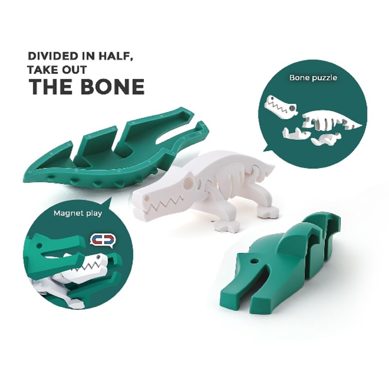 Halftoys RFD236 Puzzle Toy, Green