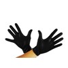 KMINA - Disposable Gloves (Pack of 200, L), Black Nitrile