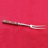 Barbecue Fork with Wooden Handle Stainless Steel Multifunction Nonstick Barbecue