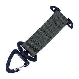 JX Tacfancier Molle Glove Clip T-Mount Swivel Hook, Tactical Key Holder for Belt, Triangle Plastic Snap Carabiner Battle Belt Accessories