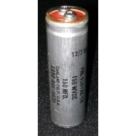 SAFE-T- MIKE CORP. New Electrolytic Capacitor Safe-T-Mike 150MFD/UF 150V DC