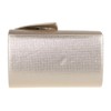 Girly Handbags Large Bow Clutch Bag, gold