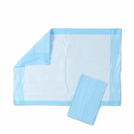 Medline Industries, Inc. MSC281224C Ultra Lightweight Tissue and Plastic 17” x 24” Disposable Underpad, Great For Changing Table and Surfaces, 300 Per Case, Blue