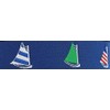 COUNTRY CLUB PREP Sailor's Delight Cat Boat Leather Tab Belt