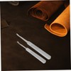 KICHOUSE 4pcs Leather Edge Skiving Tool for Leathercraft Essential Trimming