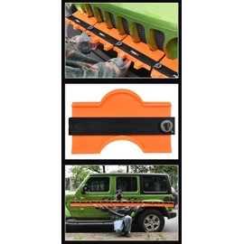 A.D. International Contour Gauge (10'' Lock) Profile Tool Shape Duplicator Tool (10'' Inch Contour Gauge with Lock)