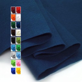 Navy Blue Felt Fabric 36" X 36"(1 Square Yard), 1.6mm Thick Soft and Durable Flexible Craft Felt by The Yard for Sewing DIY Art Craft Project Decorations