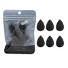 6Pcs Black Mini Makeup Sponge, Small Beauty Sponge Blender Set