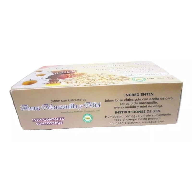 Garcia Jabon Natural Avena Manzanilla Y Miel Ecológico Garcia (1pz)