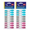 Soft Grip Clothes Pegs for Washing Line Multi-Coloured Strong Non