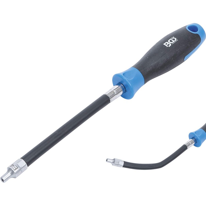 BGS 70020 Flexible Screwdriver with Round Handle E-Profile E4 Blade