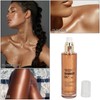 100ml Body Highlighter Oil Long Lasting Face Glitter Illuminator Shimmering