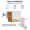 2Pack Adjustable Gutter Mount for 𝐑𝐢𝐧𝐠 Stick Up Cam/𝐑𝐢𝐧𝐠 Spotlight