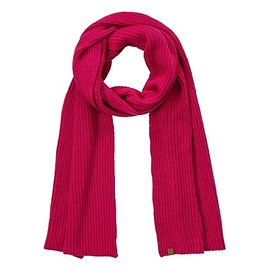 camel active Ladies Soft Pure Cotton Knitted Scarf, magenta