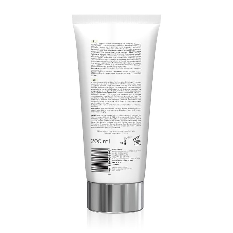 Apis Natural Solution Hair Conditioner Baicapil 3% Strengthening Against Hair