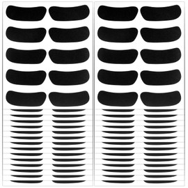 300 Pairs Eye Black Stickers Sports Baseball Eye Black for Kids, Glitter Eyes Strips Adhesive Sticker for Baseball Softball Football Sport Occasion Breathable Eyes Strips Sports Spirit Themed Party
