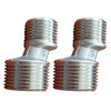 2 PCS 2X 1/2" to 3/4" BSP Shower TAP Connection