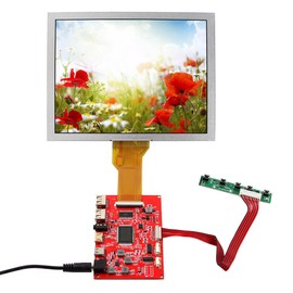 FanyiTek 8 inch 800x600 4:3 EJ080NA-05B TTL WLED LCD Screen 50 pins and Type C 2USB Mini HDMI Controller Board,for DIY RPI Monitor/Sub Display Using