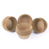 Caperci Standard Natural Cupcake Liners 500 Count, No Smell, Grease-Proof