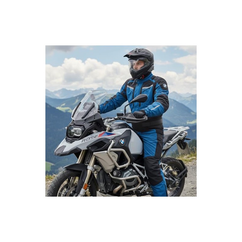 Kidney Belt Ride Kidney Warmer Black/Blue Motorcycle Kidney Belt