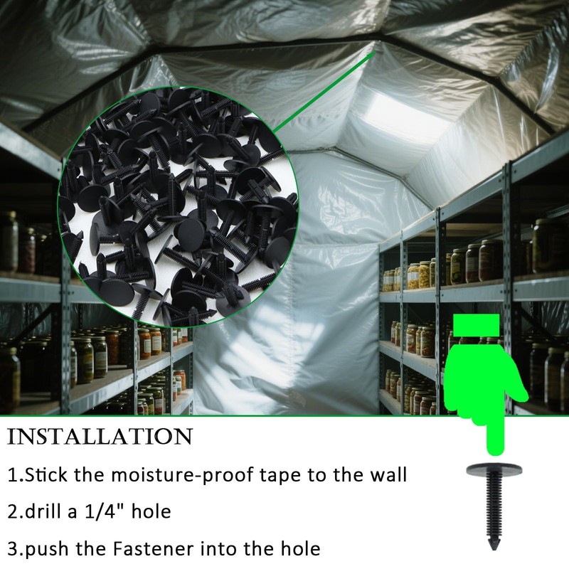 Hxszk 1 3/8'' Foundation Pins & Plastic Insulation Masonry Fasteners