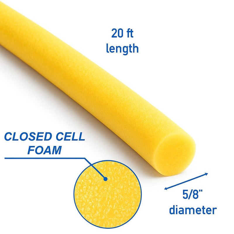Oodles of Noodles 5/8” × 20 ft Foam Noodles for