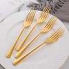 TEAHAHA 8 Piece Dinner Fork Set, Stainless Steel Fork Set，