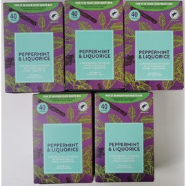 Lidl Peppermint & Liquorice Infusion Tea, Caffeine Free, 200 Bags, 5 Packs