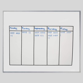 TRIXES selbstklebendes Band Whiteboard Markierungsband Raster Gridding Kennzeichnen- 40m Einzelpackung , Schwarz