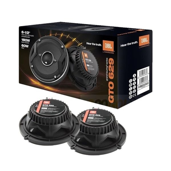 JBL GTO629 6.5" Grand Touring Series Car Audio Speakers -