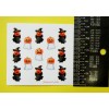 Stickasaurus Wrecks Vintage Style Mini Pumpkin Headed Ghosts Mini Sticker