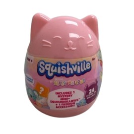 Squishville by Squishmallow Mini Squishmallow Plus Fashion Accessory - Series 4 - One Random Squishville Character Plus Fashion Accessory (Single)