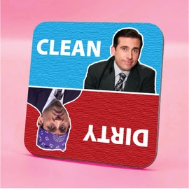 Michael Scott Prison Mike Dirty Clean Dishwasher Magnet