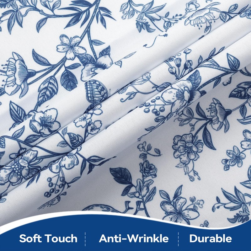 hometrixx Floral Birds Vintage Rectangle Table Cloth Cover 152x213cm