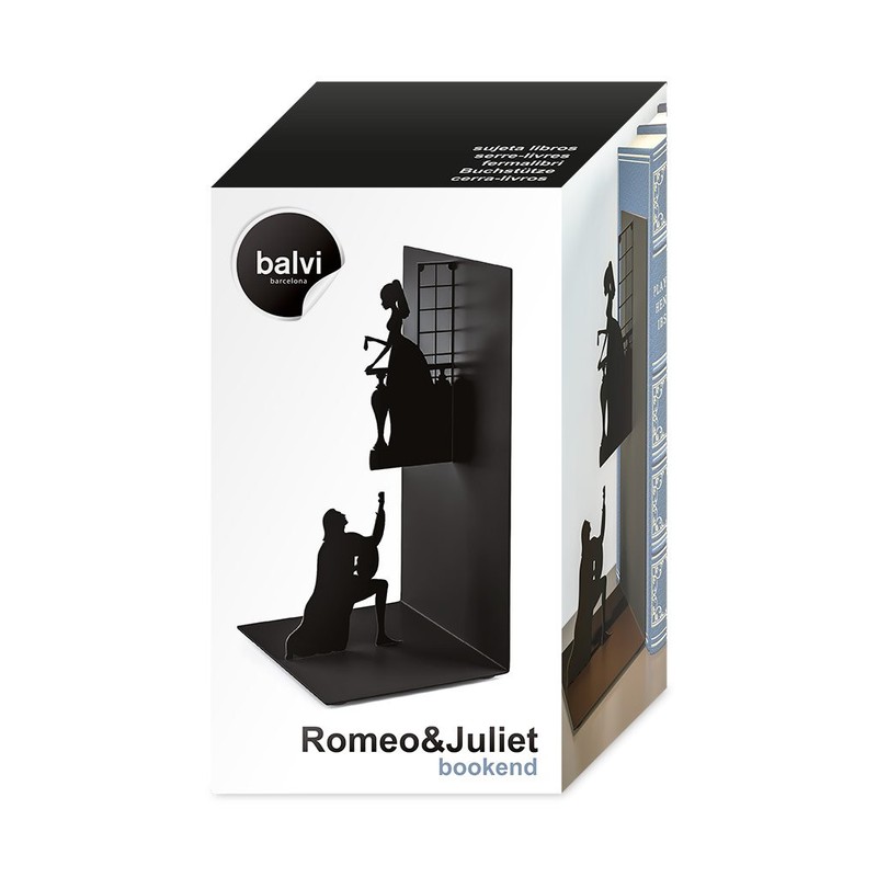balvi - Romeo & Juliet Buchstütze aus Metall. Inspiriert in Shakespeares Werk.