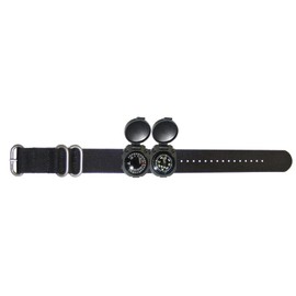 Sun Company ArmArmour 3 - Shielded Wrist Compass and Thermometer Combo with Rugged Tactical Zulu Strap