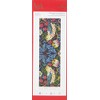 DMC Strawberry Thief Cross-Stitch Kit, Includes Six-Strand Embroidery Thread, Embroidery