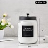 Glass Jars Laundry Containers with Lid, 0.5 Gallon Laundry Organization