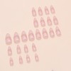 Press on Nails Long Almond False Nails Simple Shell Pattern