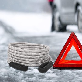 Cbhfmljd Kinetic Recovery Rope, Towing Ropes with Soft Shackles Tow Rope Elasticity Recovery Rope Road Recovery Kit Tow Strap 34370lbs Heavy Duty Offroad Snatch Strap for ATV, UTV, Truck, Car