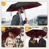 TechRise Umbrella Pocket Umbrella Storm Resistant Large -10 Ribs Windproof