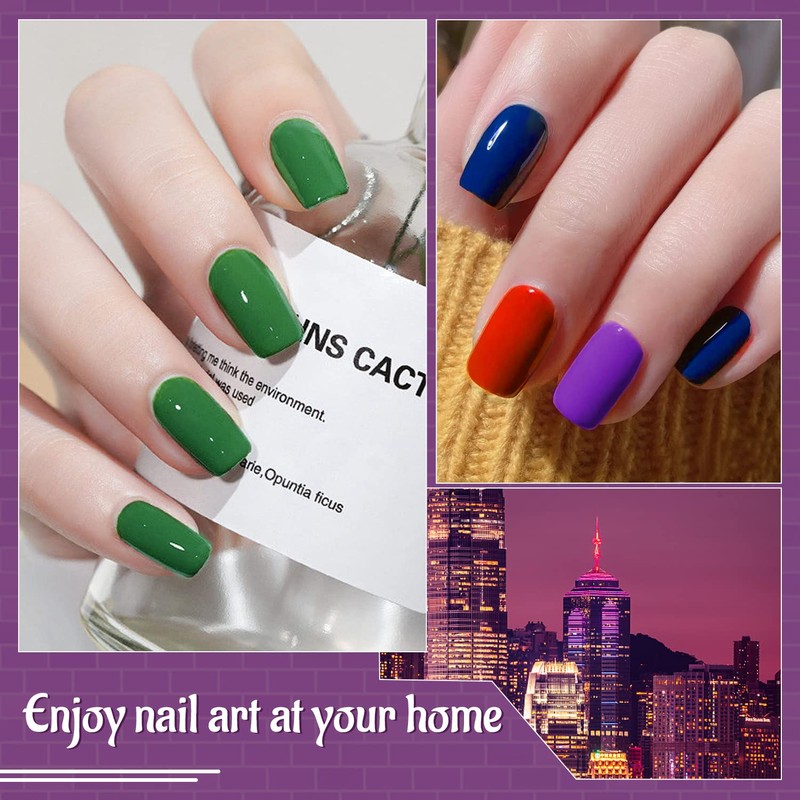 JODSONE Gel Nail Polish Kit 60 PCS with U V