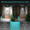 Solar Motion Sensor Lights Outdoor, [3 Modes/4 Pack/188 LED] 270°