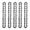 4 pcs 4 Inch Chainsaw Chain, Mini Chainsaw Chain, Steel